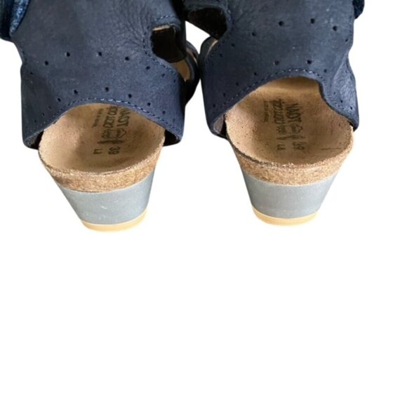 Naot Navy Wand Wedge Sandal 39 - Picture 4 of 7